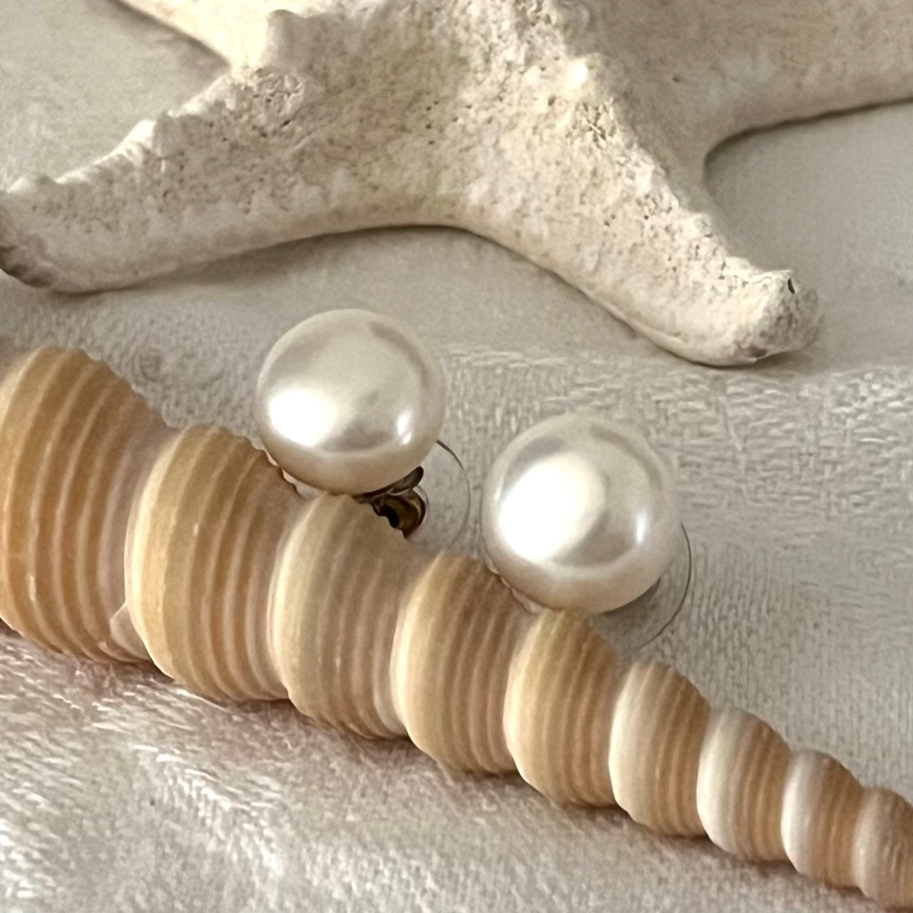 Freshwater Pearl Stud Earrings