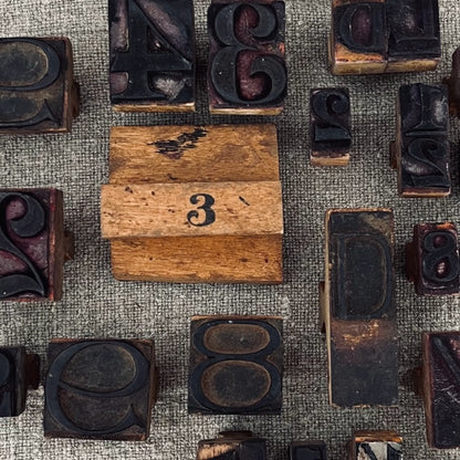 Vintage Wooden Stamps