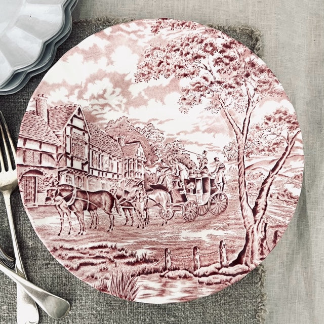 Royal Wessex Pink Toile Bowls