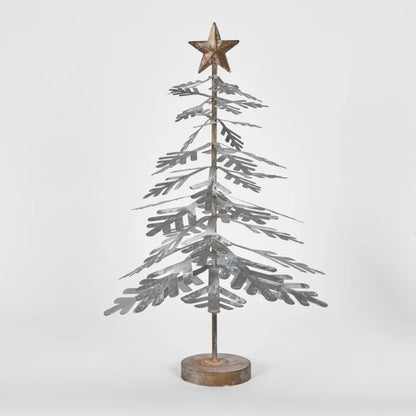 Rustic Tin Christmas Tree