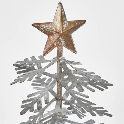 Rustic Tin Christmas Tree